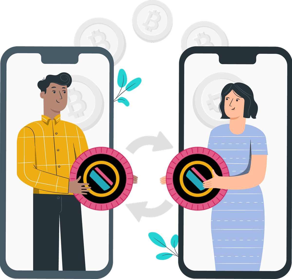 QR code reception without banking terminal